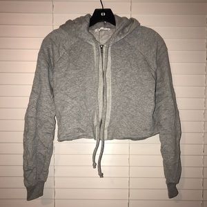 BCBG Cropped Hoodie